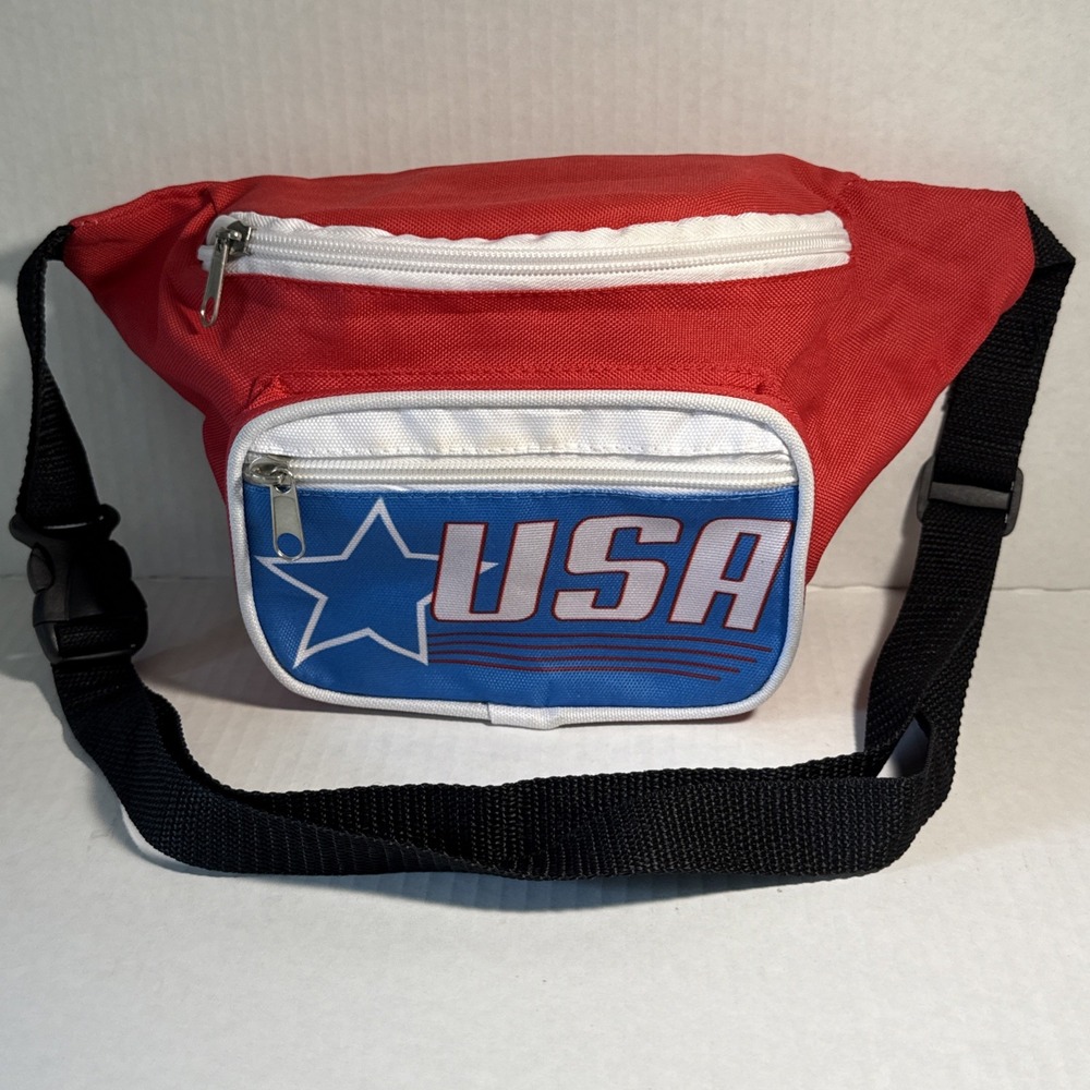 Red White And Blue USA Fanny Pack